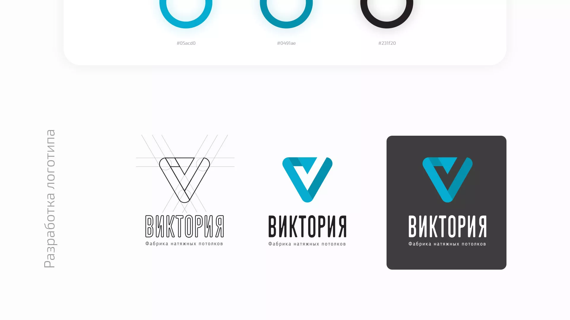 Разработка фирменного стиля компании по продаже и установке натяжных потолков в Марксе