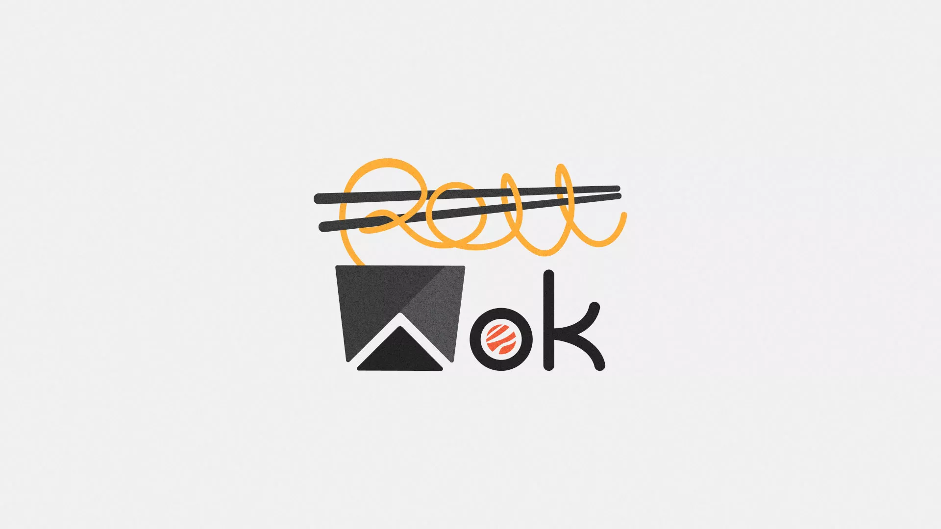 Разработка логотипа в Марксе для суши-бара «Roll Wok Club» Разработка логотипа в Марксе для суши-бара «Roll Wok Club»